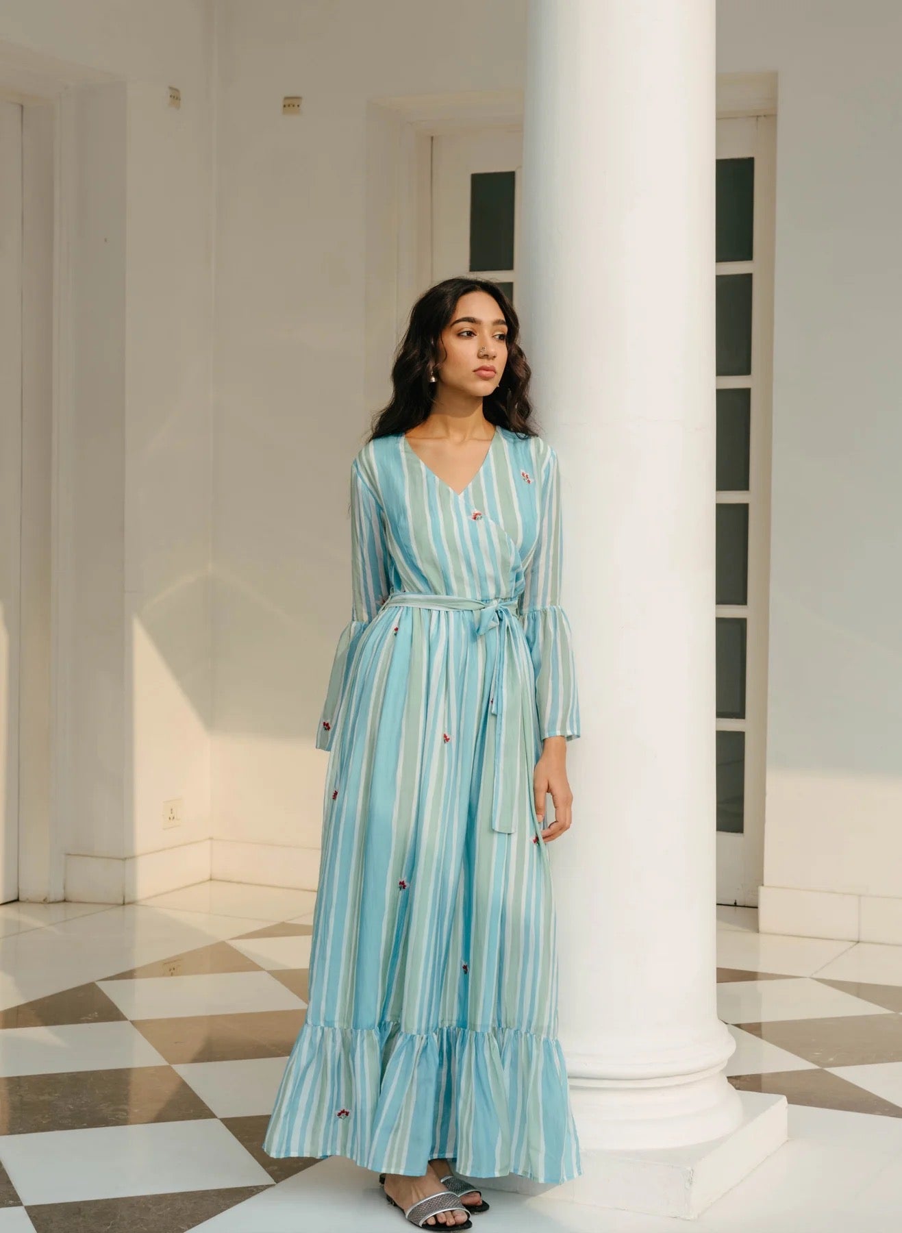 Teal Thistle Maxi Dress