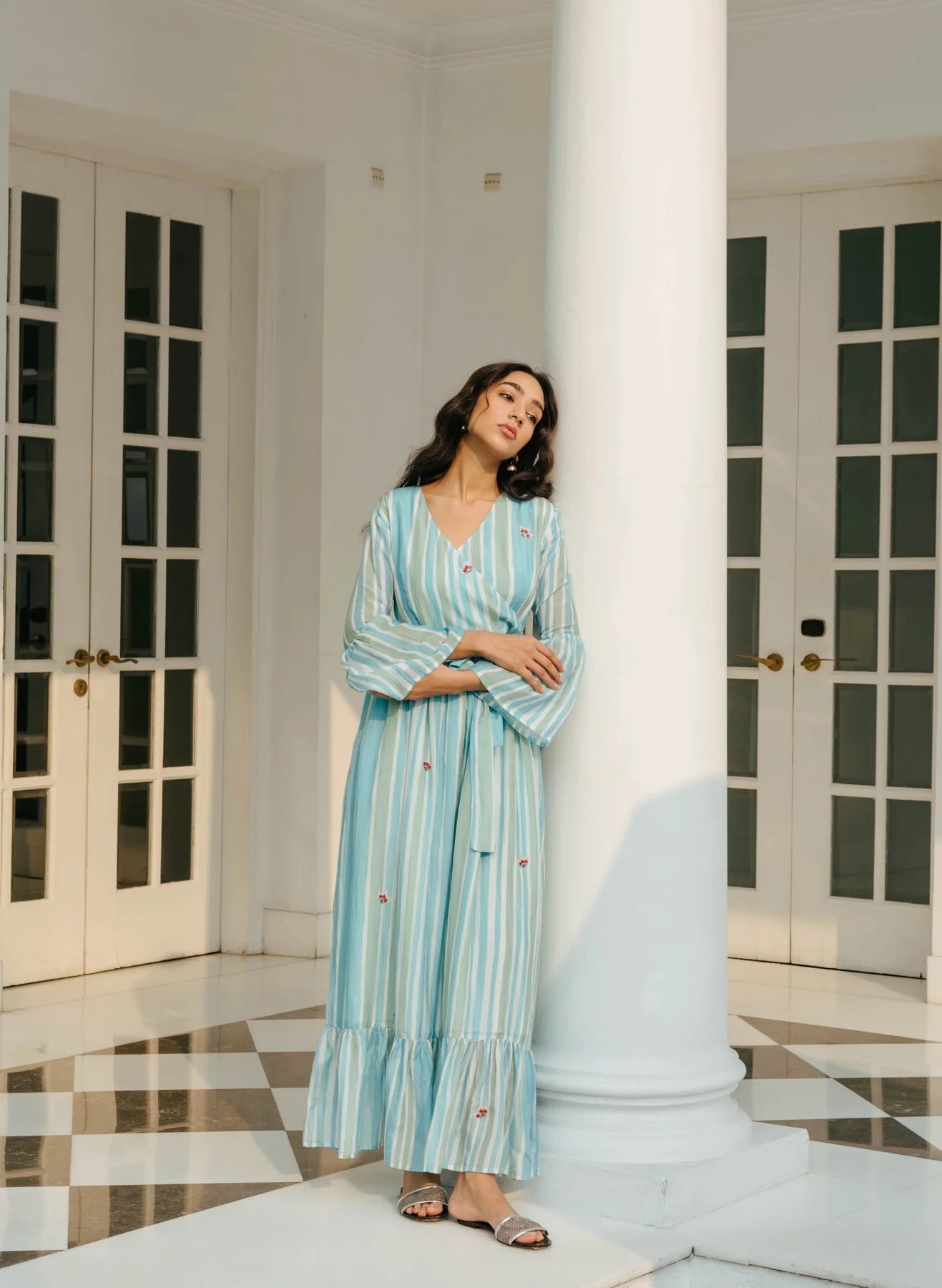 Teal Thistle Maxi Dress