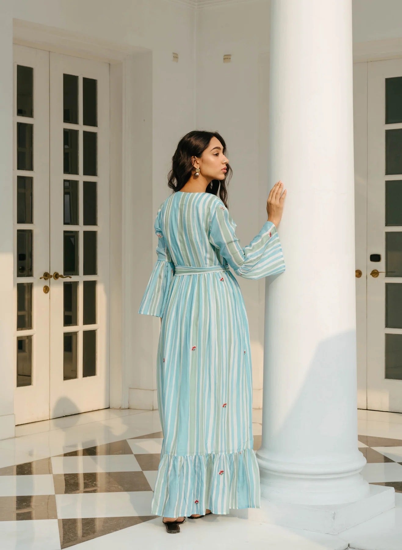 Teal Thistle Maxi Dress