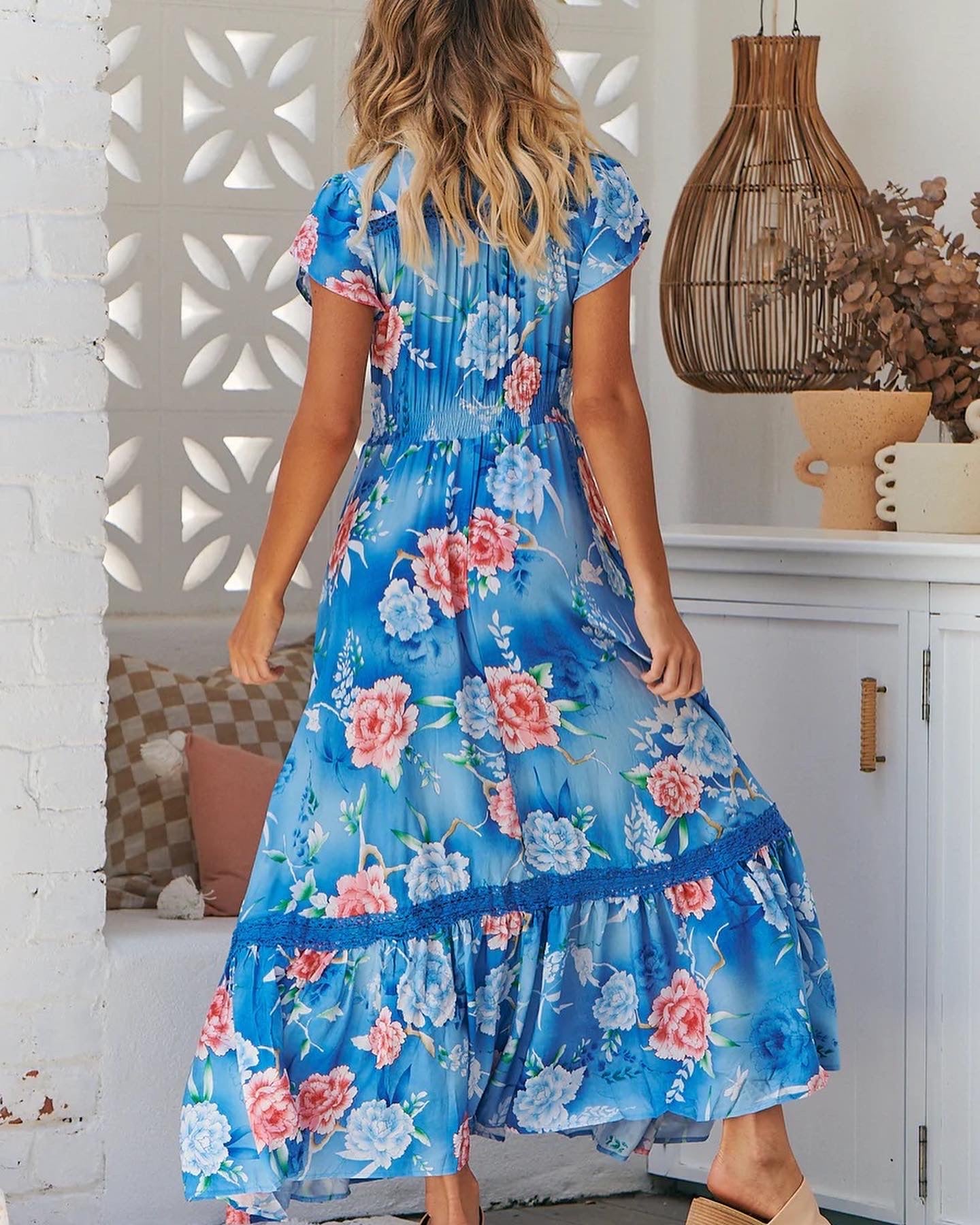 Azure Crush Maxi Dress