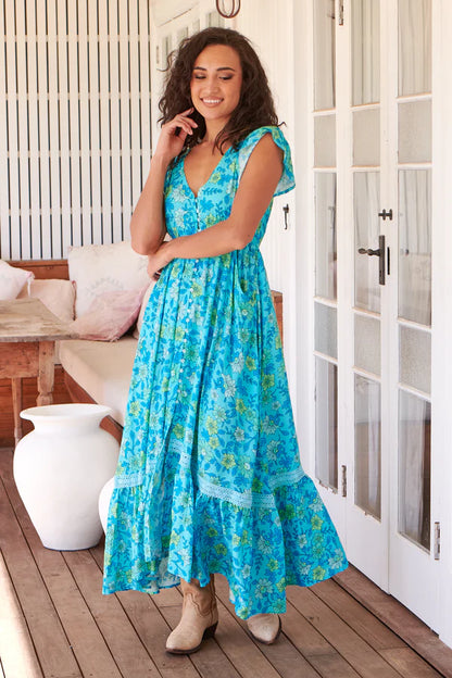 Sea Crystal Maxi Dress