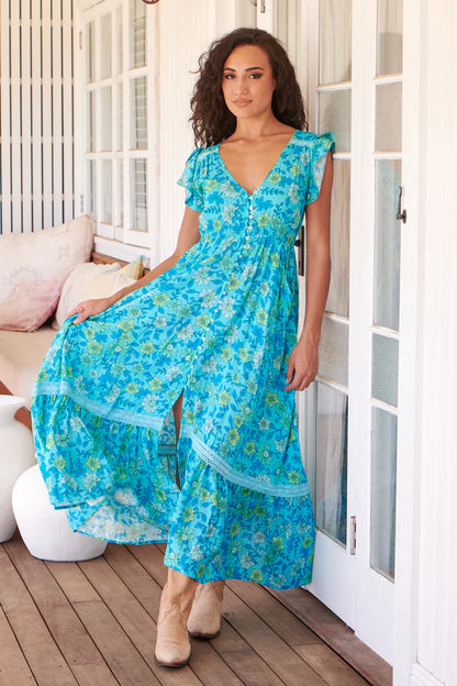 Sea Crystal Maxi Dress